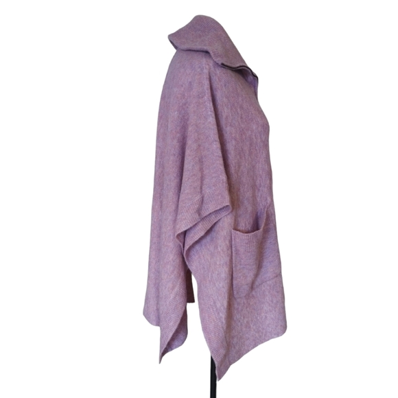 Worn 1 time. Anthropologie Charli Annina Poncho Sweater Wool Pullover  M/L - Picture 4 of 13